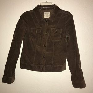 OLD NAVY Corduroy Waist Crop Jacket